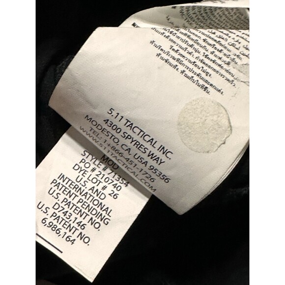 5.11 Tactical DSR Racing Mens Short Sleeve Button Shirt Size Small 5 11 Black - Picture 11 of 12